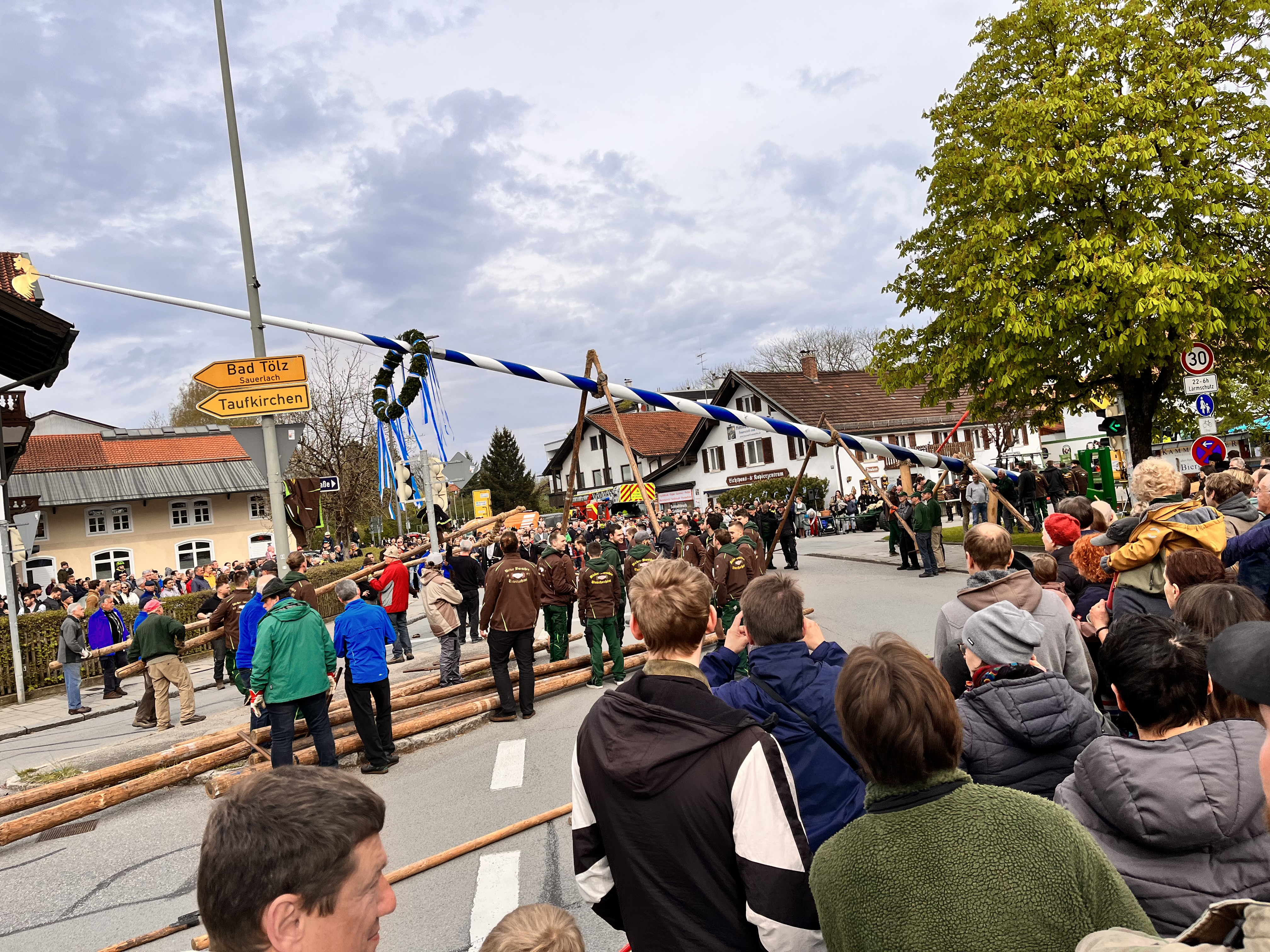 Community gathering at Maifest