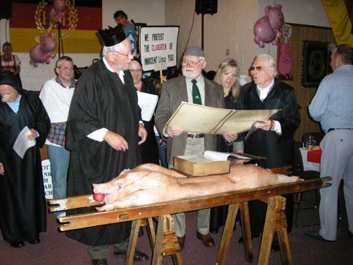 Singing the funeral song